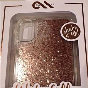 iPhone XR Case mate waterfall GOLD